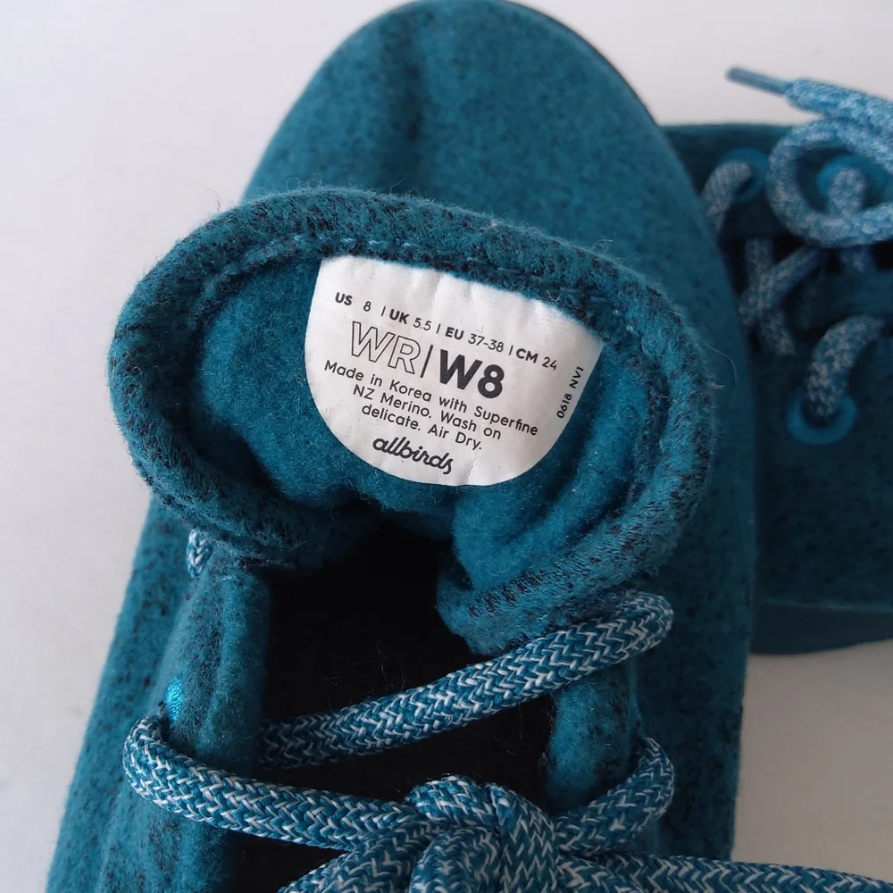 Allbirds women's green wool sneakers